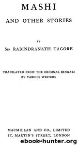 Mashi and Other Stories by Rabindranath Tagore