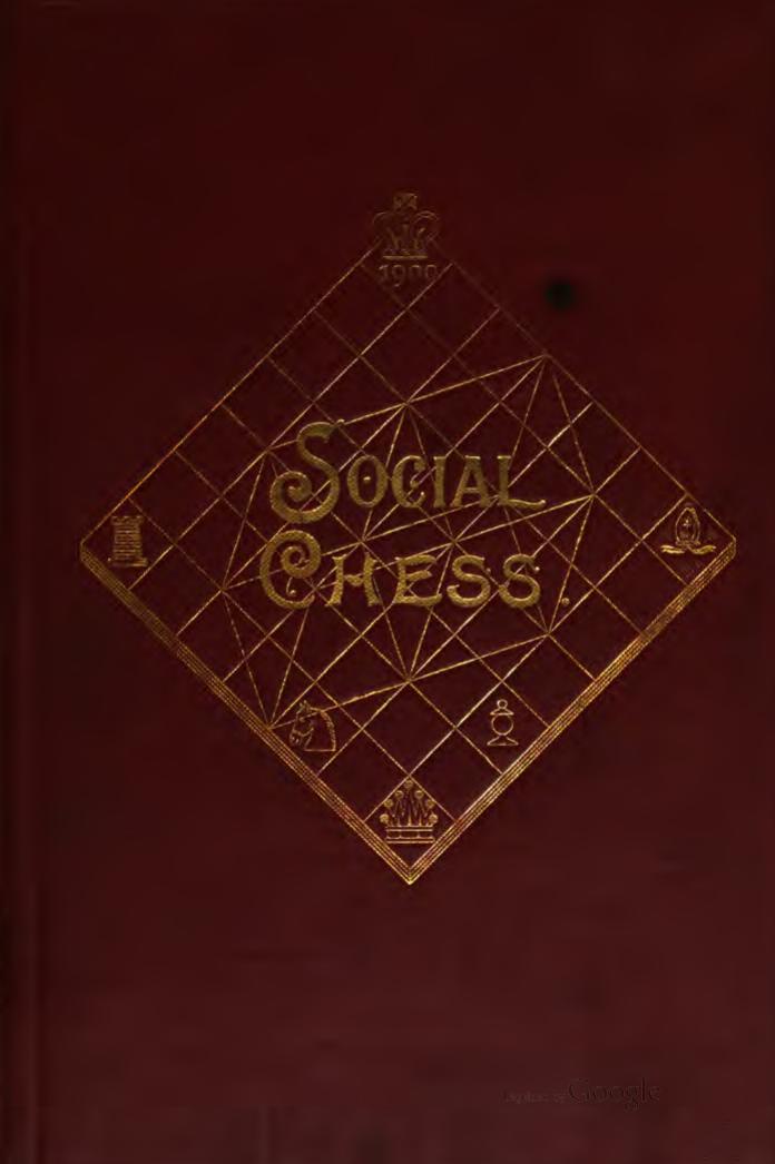 Mason James by Social chess 1900-X 204p