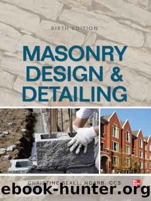 Masonry Design and Detailing, Sixth Edition by Christine Beall