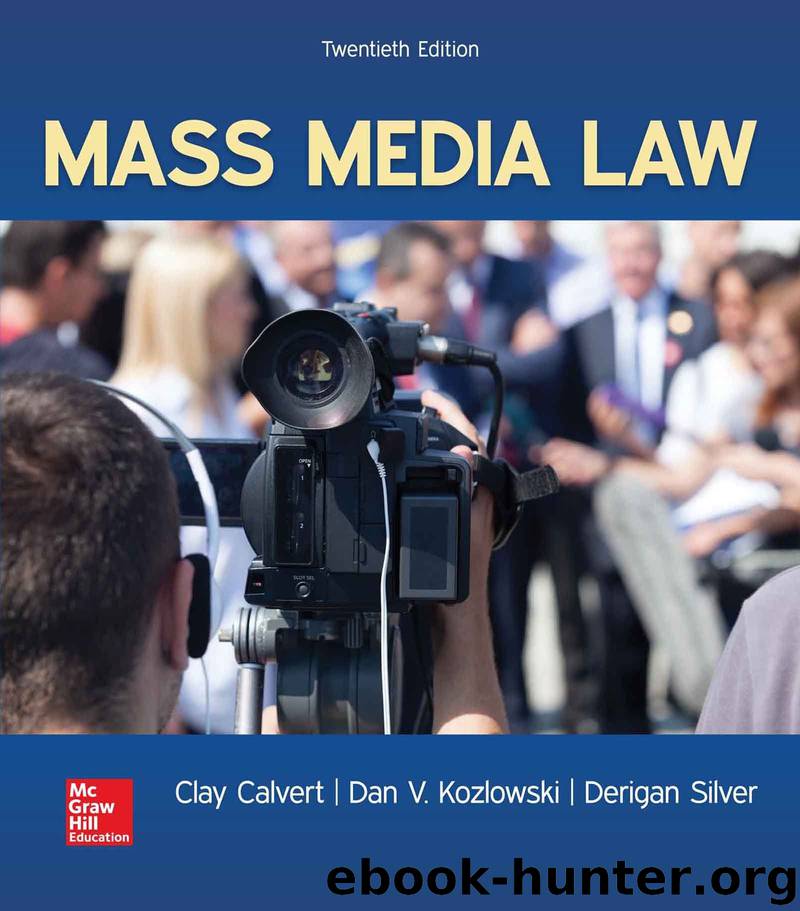 Mass Media Law by Don Pember