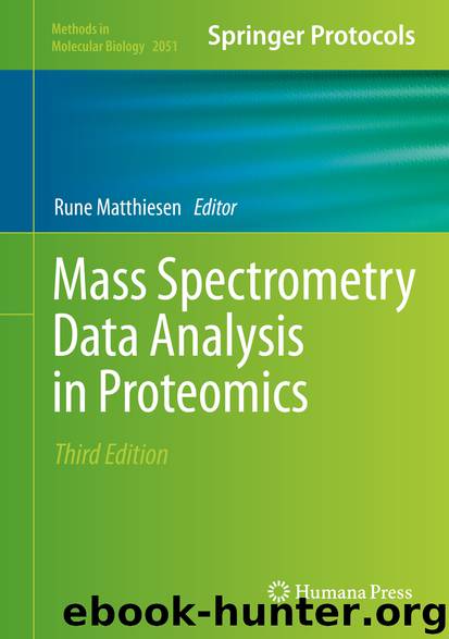 Mass Spectrometry Data Analysis in Proteomics by Unknown