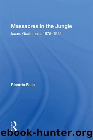 Massacres in the Jungle: Ixcan, Guatemala, 1975-1982 by Ricardo Falla