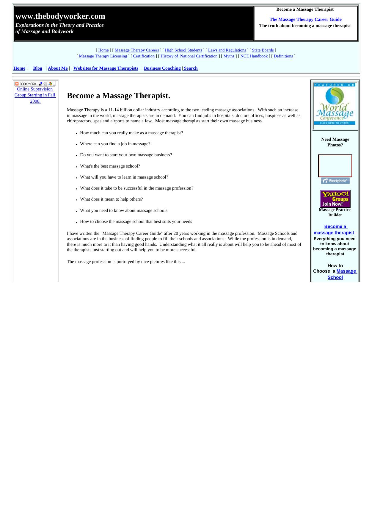 Massage Therapy Careers. by Best of Kuszter's Collection