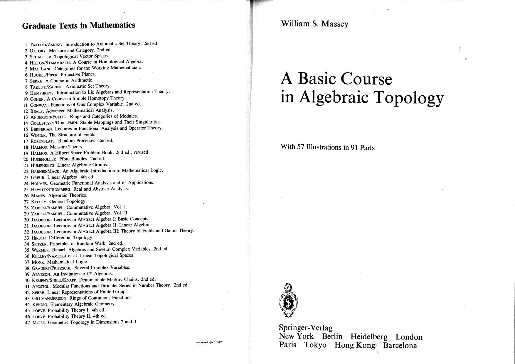 Massey by A Basic Course in Algebraic Topology (1991)