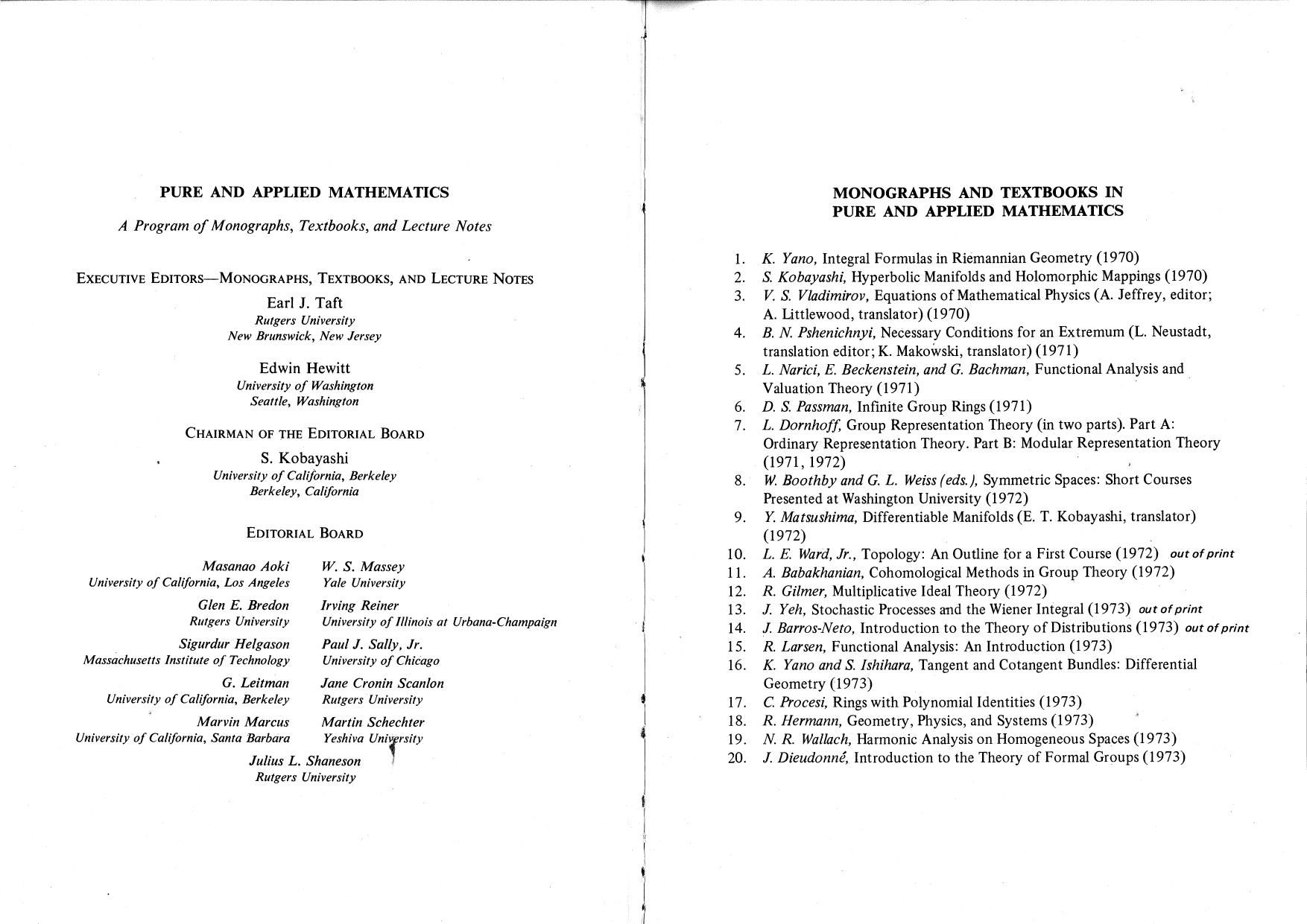 Massey by Homology & Cohomology Theory (1978)
