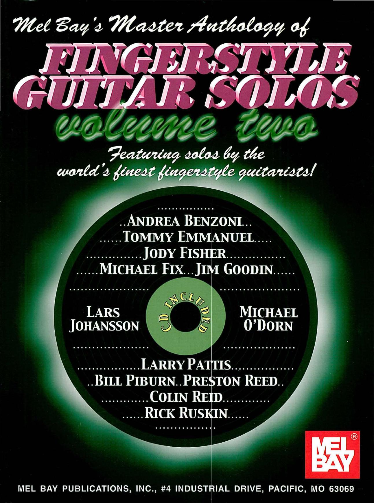 Master Anthology Of Fingerstyle Guitar Solos Vol 2 by unknow