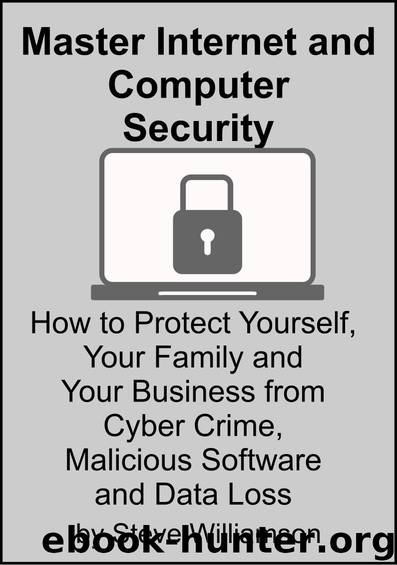 Master Internet and Computer Security: How to protect yourself from cyber crime, malicious software and data loss by Steve Williamson