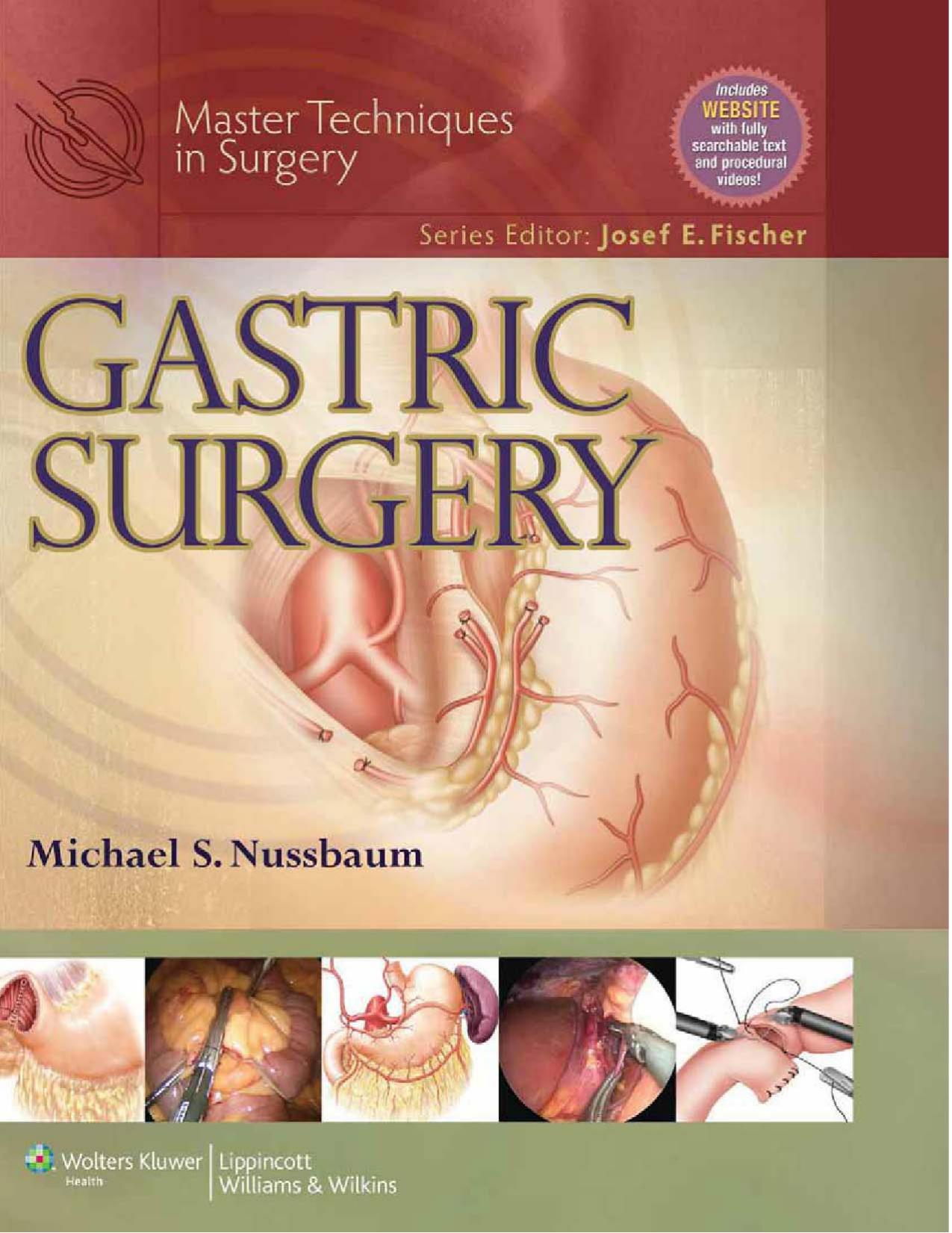 Master Techniques in Surgery: Gastric Surgery by Unknow