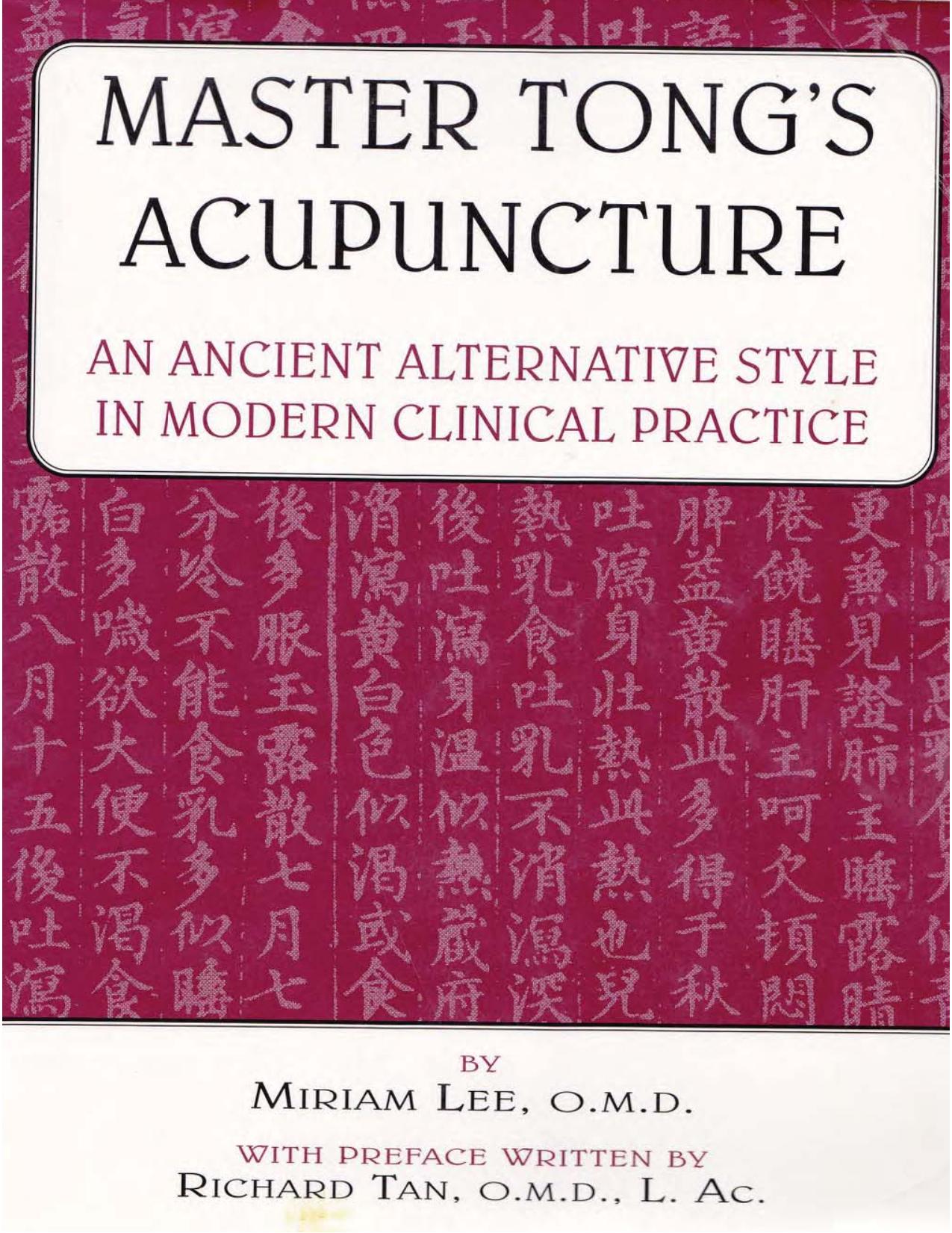 Master Tong's Acupuncture (edited).pdf by Umashankar
