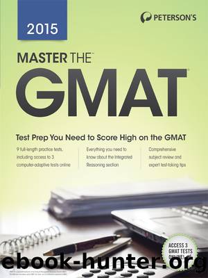 Master the GMAT 2015 by Peterson's