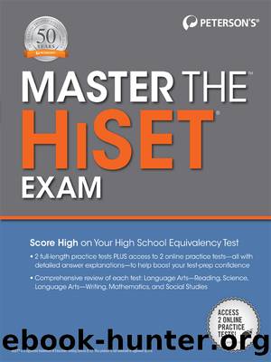 Master the HiSet by Peterson's