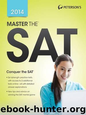 Master the SAT 2014 by Peterson's
