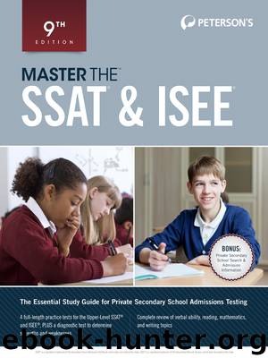 Master the SSAT & ISEE by Peterson's