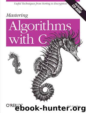 Mastering Algorithms With C by Kyle Loudon