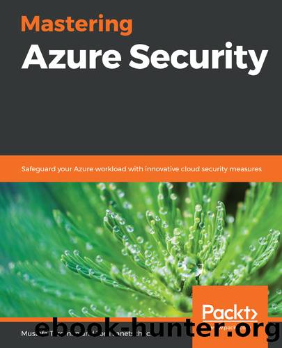 Mastering Azure Security by Mustafa Toroman and Tom Janetscheck