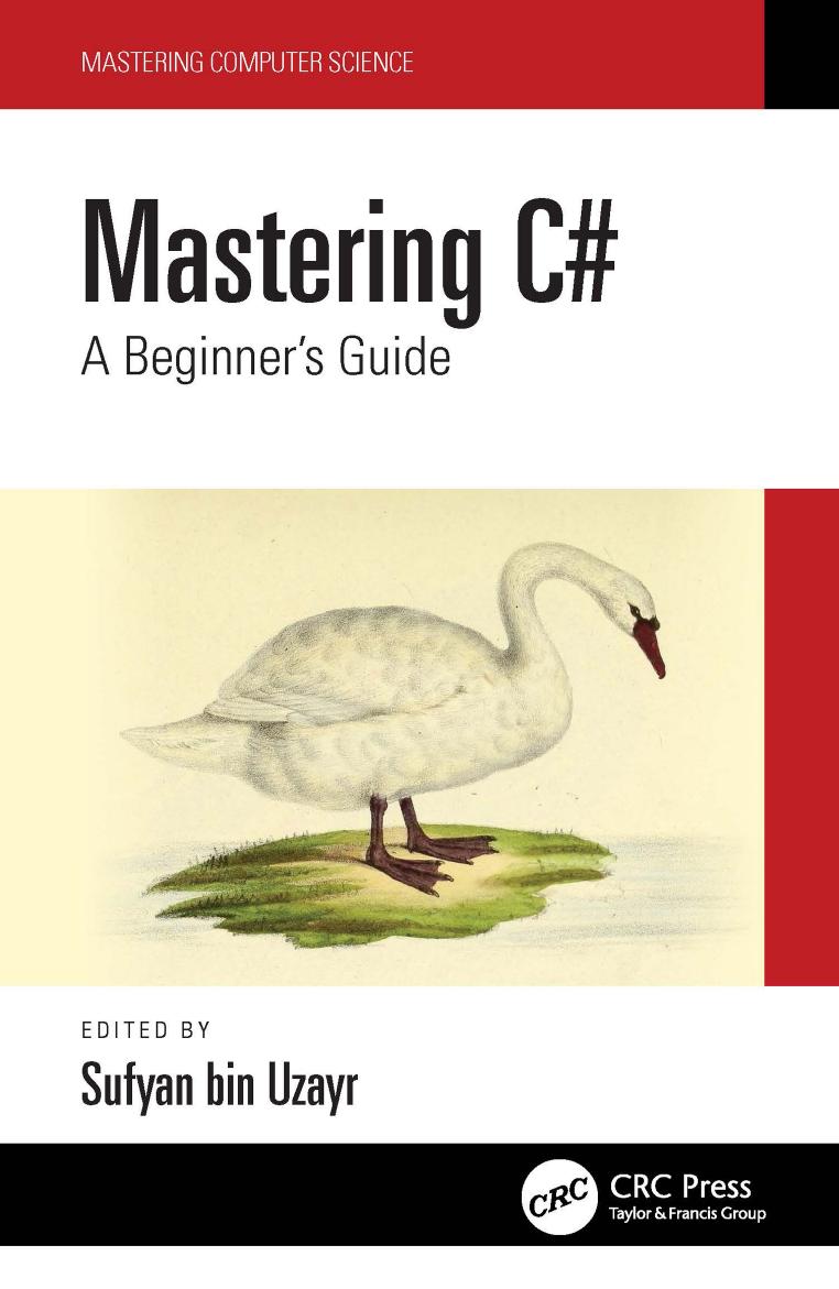 Mastering C# A Beginnerâs Guide (Mastering Computer Science) by Sufyan bin Uzayr