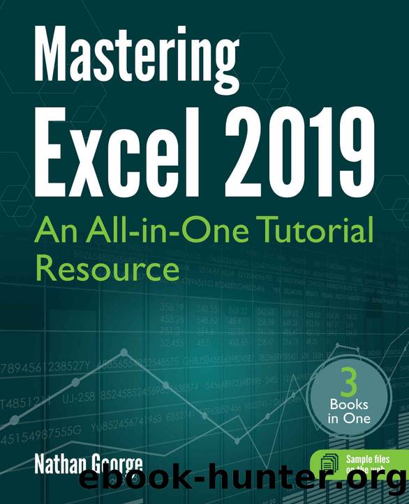 Mastering Excel 2019 by George Nathan