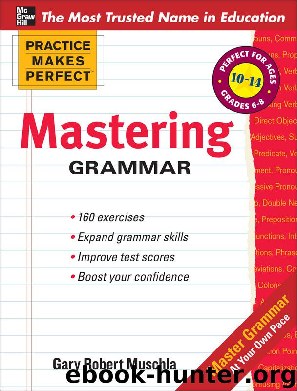 Mastering Grammar by Gary Muschla