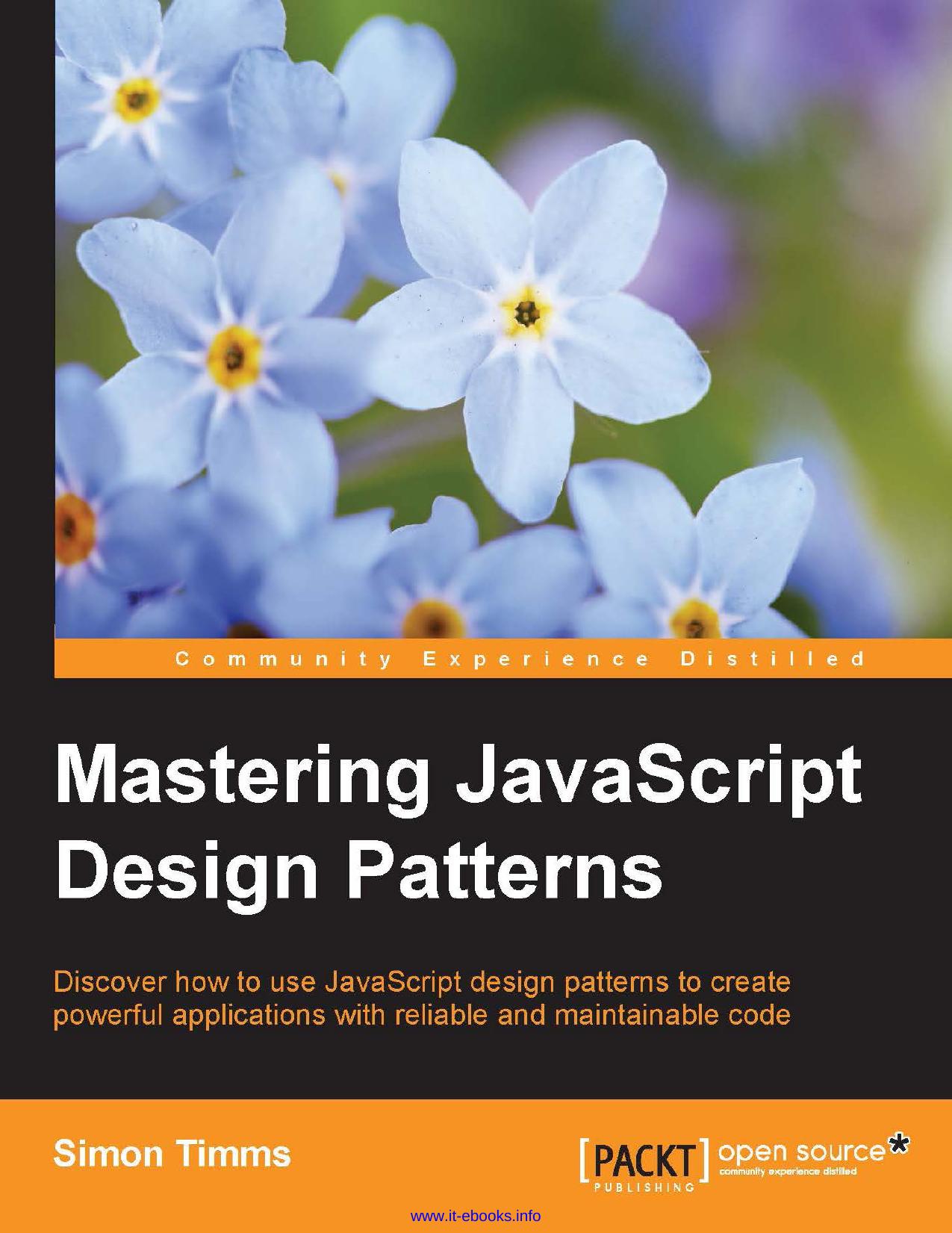 Mastering JavaScript Design Patterns by www.it-ebooks.info