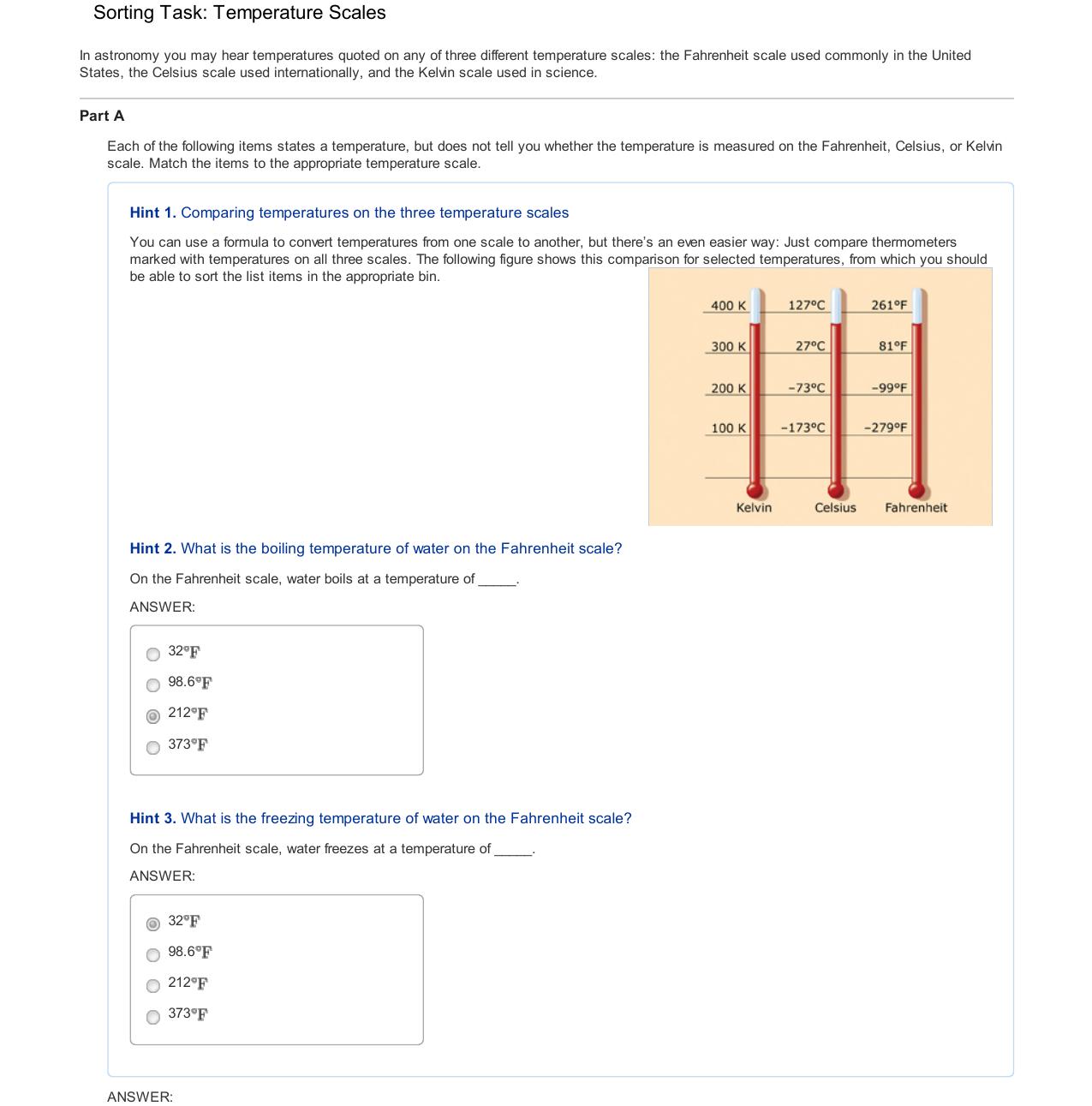 Mastering Physics- Temperature, Heat, and Expansion Lab by Unknown