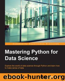 Mastering Python for Data Science by 2015