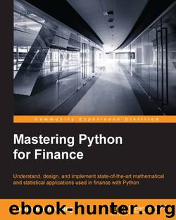 Mastering Python for Finance by 2015