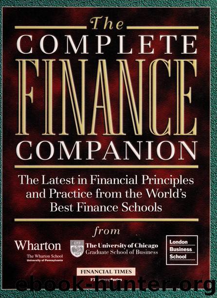 Mastering finance : the complete finance companion by None