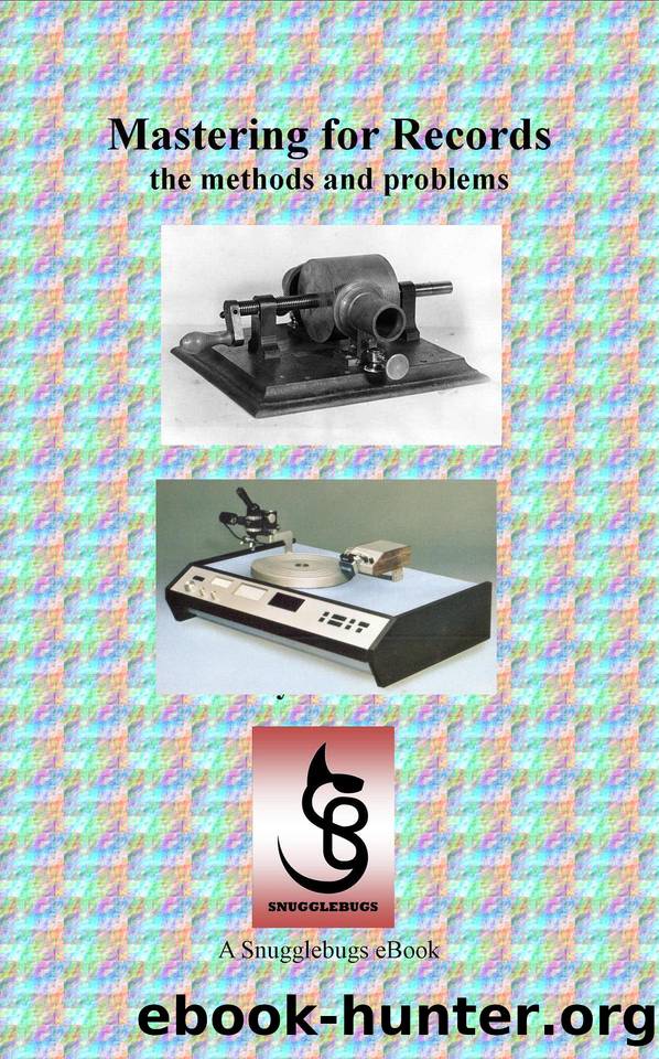Mastering for Records, the methods and problems by Batchelor Tony