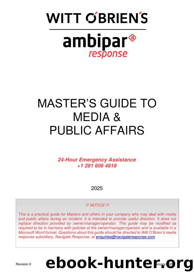 Masters Guide to Media and Public Affairs 2025 by Unknown