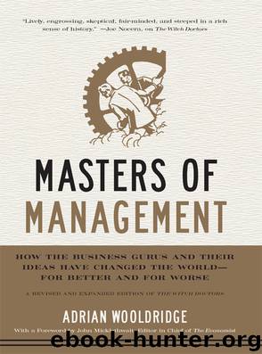 Masters of Management by Adrian Wooldridge