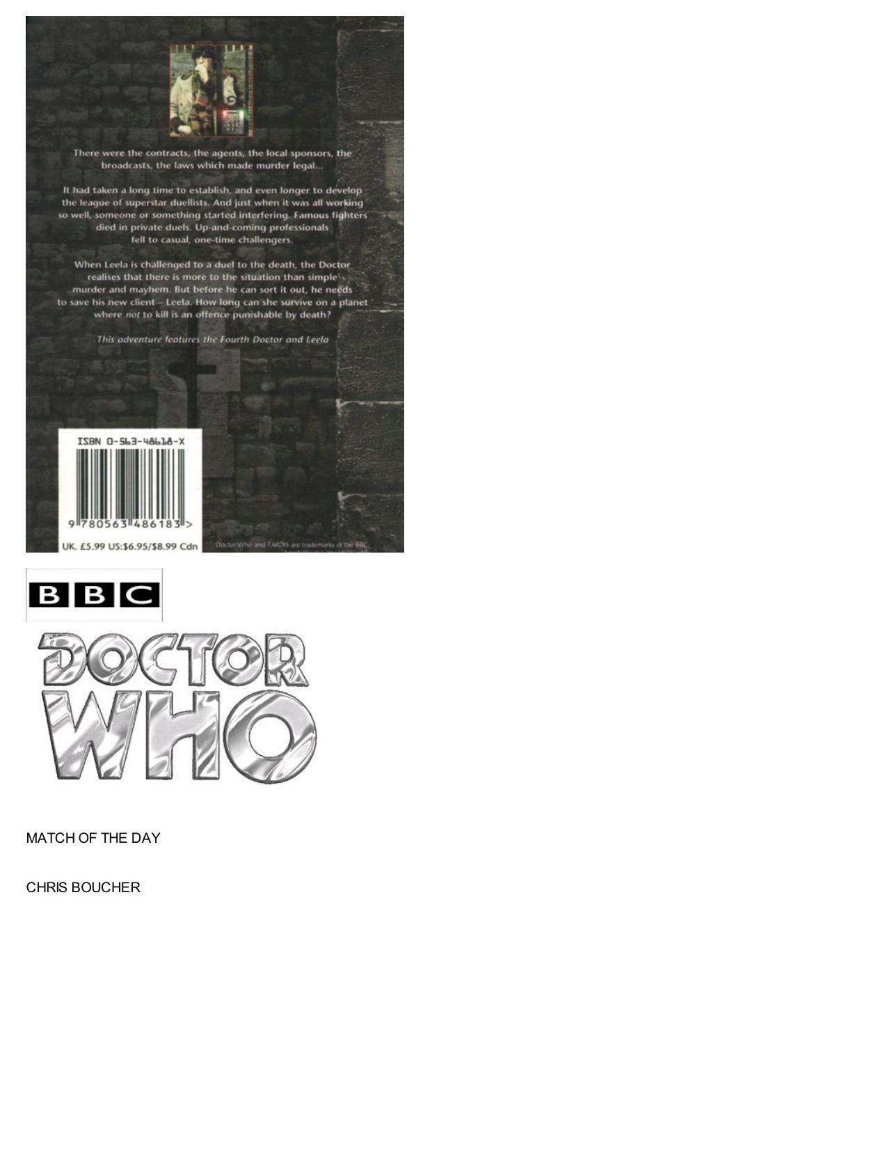 Match of the Day by Chris Boucher