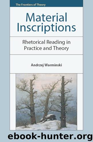 Material Inscriptions by Andrzej Warminski