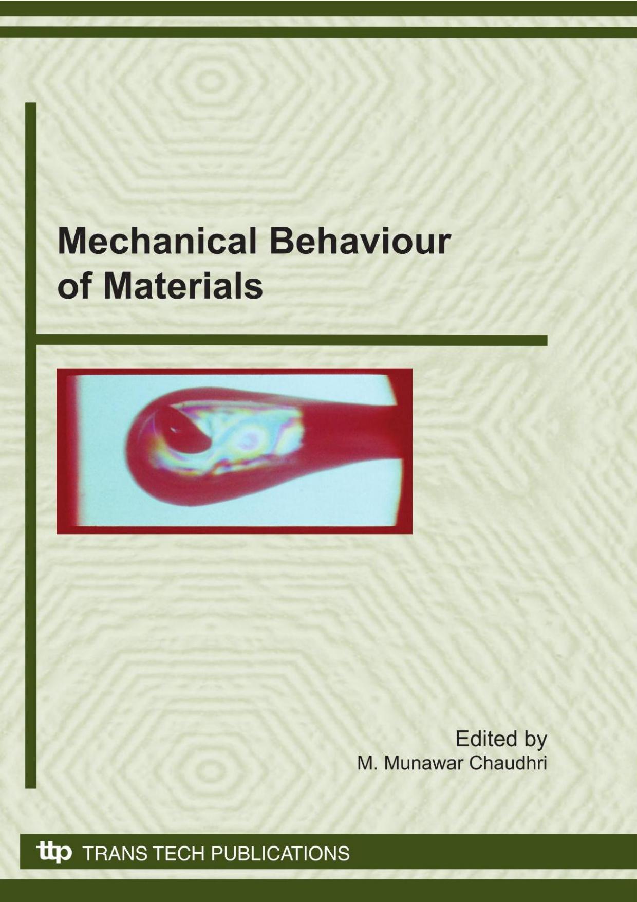 Materials Science Forum, Volume 662 : Mechanical Behaviour of Materials by Chaudhri M. Munawar(Editor)