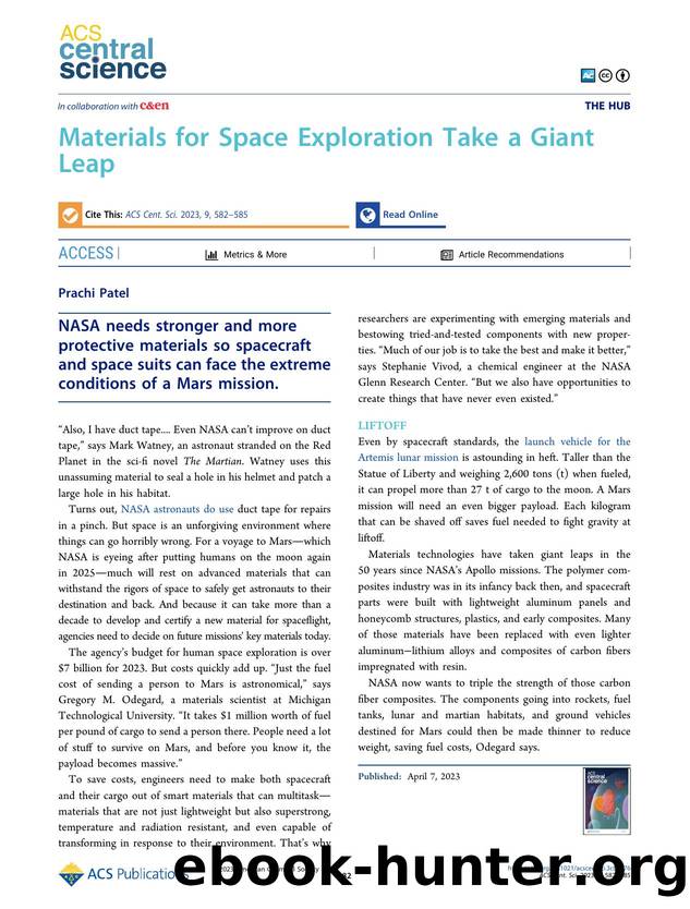 Materials for Space Exploration Take a Giant Leap by Prachi Patel