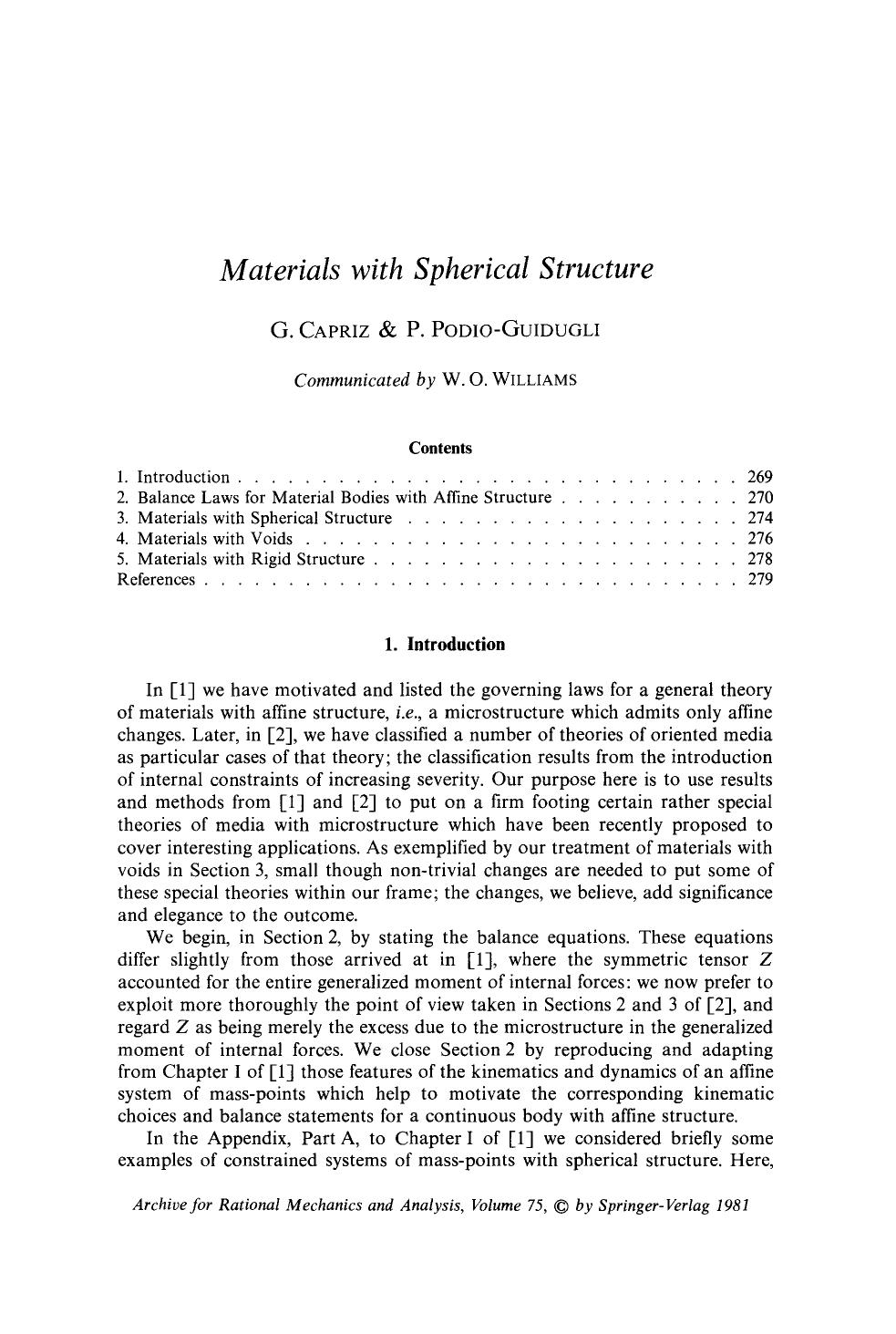 Materials with spherical structure by Unknown