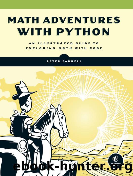 Math Adventures With Python by Peter Farrell