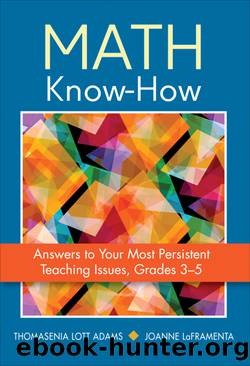 Math Know-How by Adams Thomasenia L.;LaFramenta Joanne J.; & Joanne LaFramenta