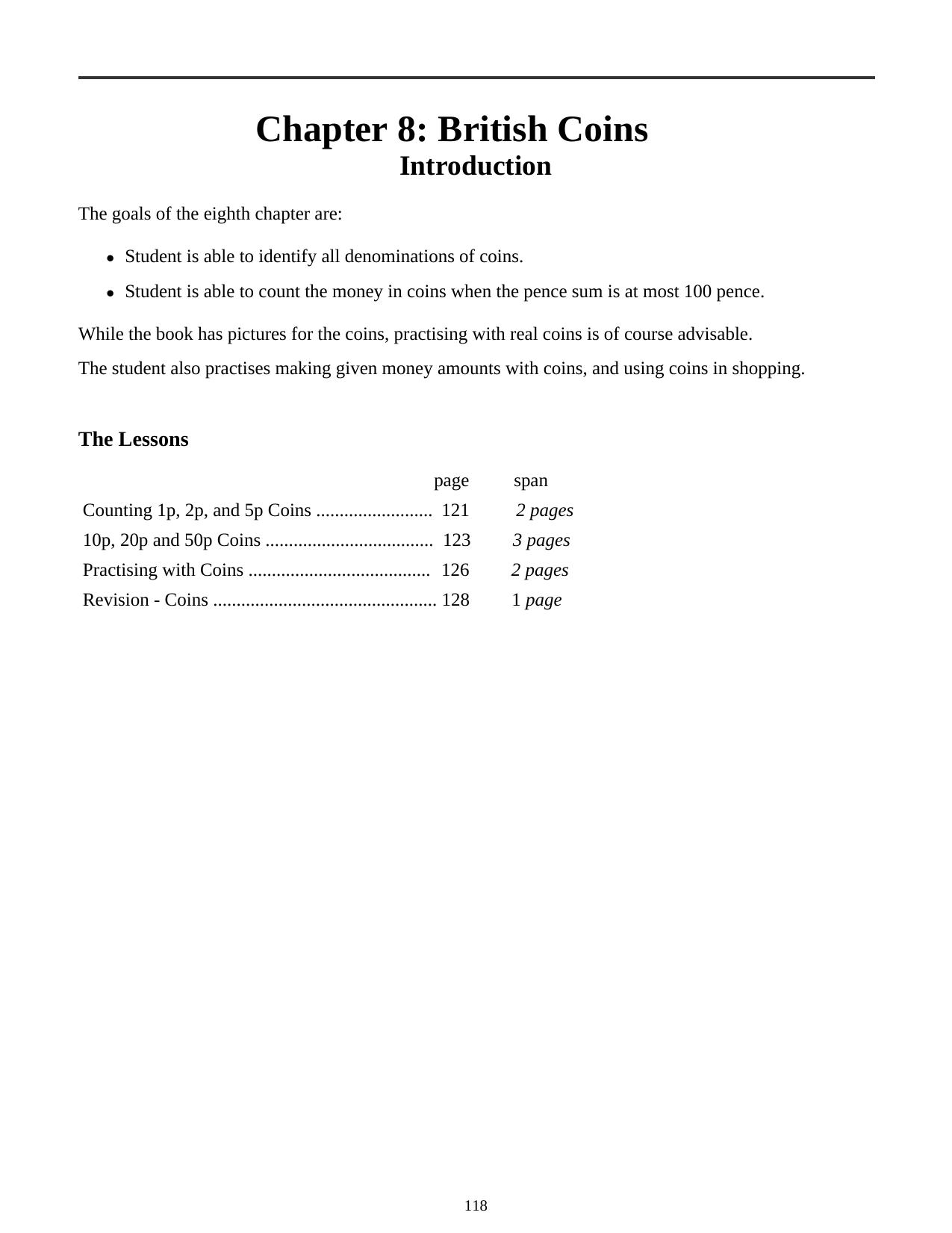 Math Mammoth British Money Test Chapter 8 by Maria Miller