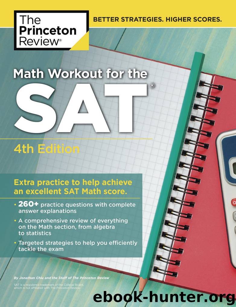 Math Workout for the SAT by Princeton Review