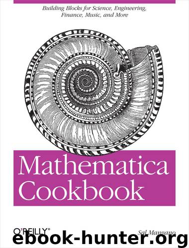Mathematica Cookbook by Mangano Sal