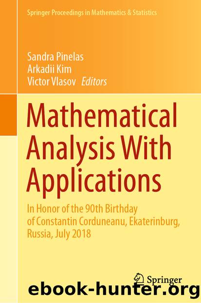 Mathematical Analysis With Applications by Unknown