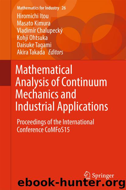 Mathematical Analysis of Continuum Mechanics and Industrial Applications by Hiromichi Itou Masato Kimura Vladimír Chalupecký Kohji Ohtsuka Daisuke Tagami & Akira Takada
