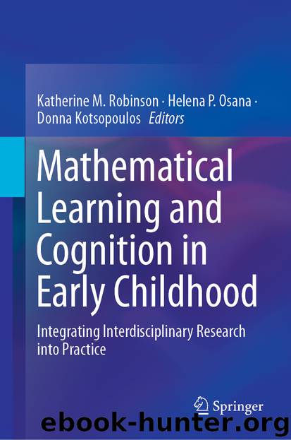 Mathematical Learning and Cognition in Early Childhood by Unknown