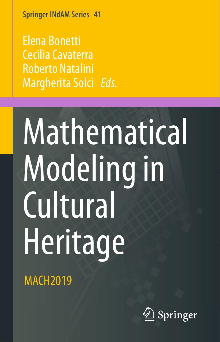 Mathematical Modeling in Cultural Heritage: MACH2019 by unknow