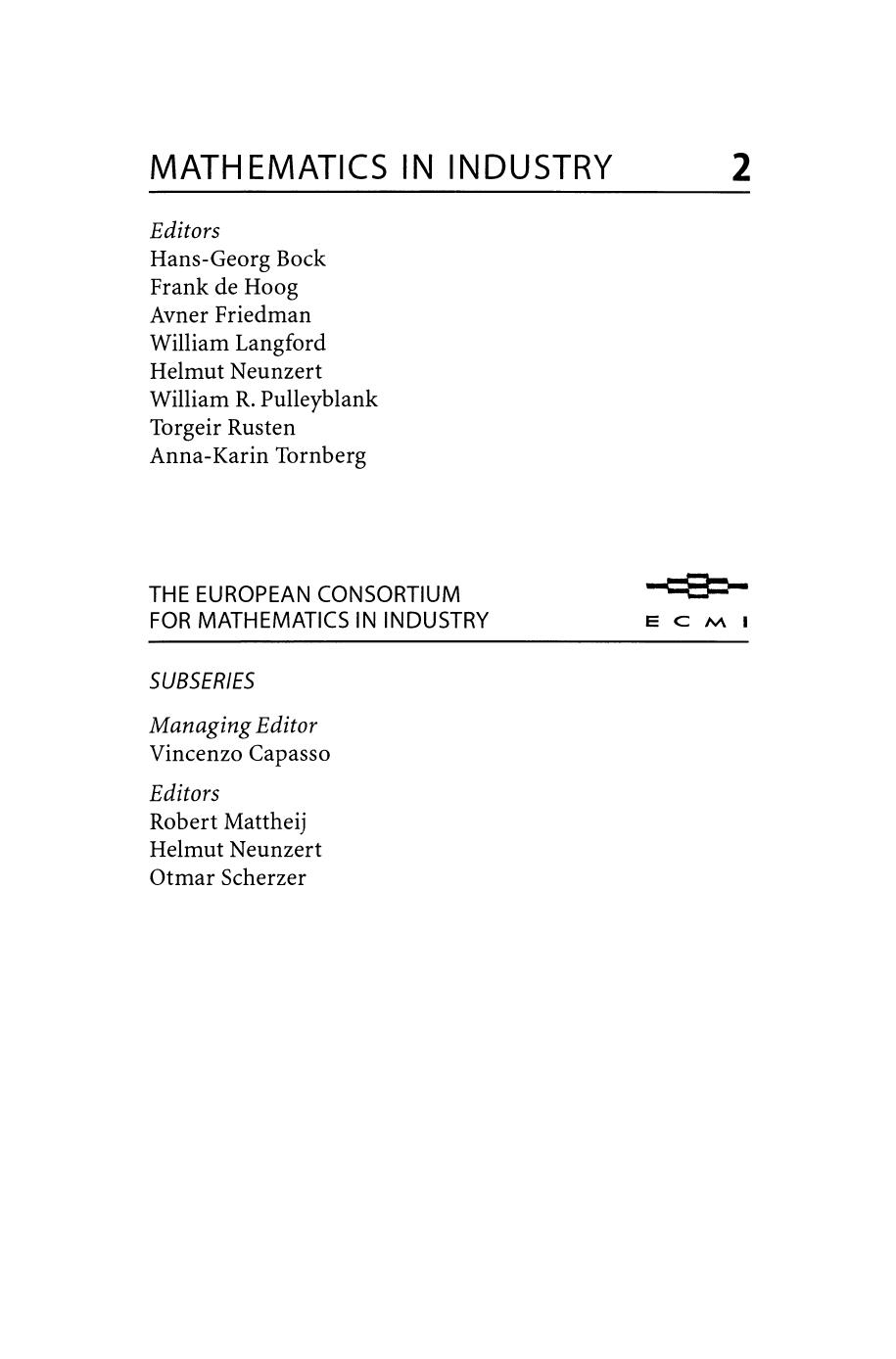 Mathematical Modelling for Polymer Processing: Polymerization, Crystallization, Manufacturing by Antonio Fasano (auth.) Vincenzo Capasso (eds.)