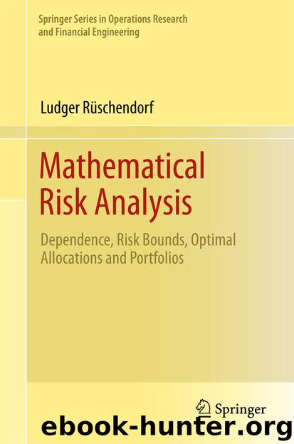Mathematical Risk Analysis by Ludger Rüschendorf