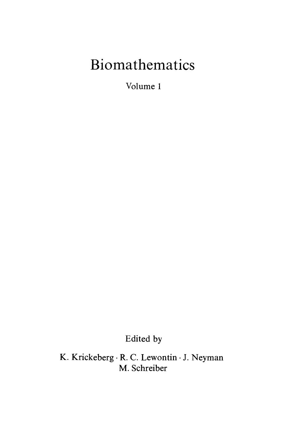 Mathematical Topics in Population Genetics by S. Wright (auth.)