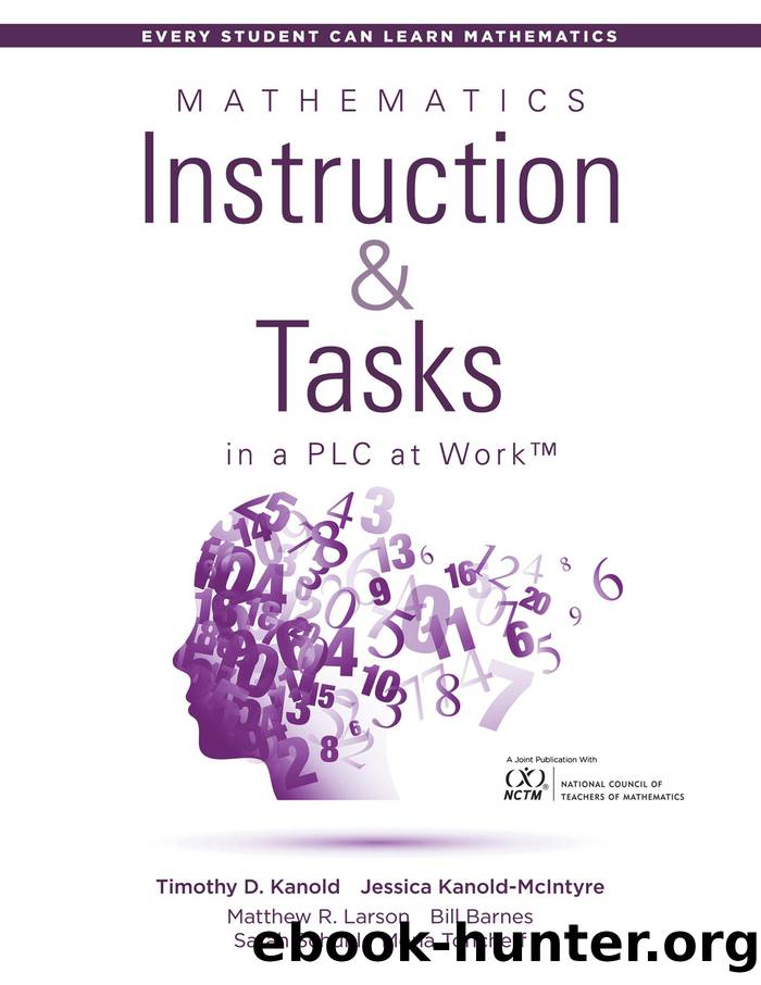 Mathematics Instruction and Tasks in a PLC at Work(tm) by unknow