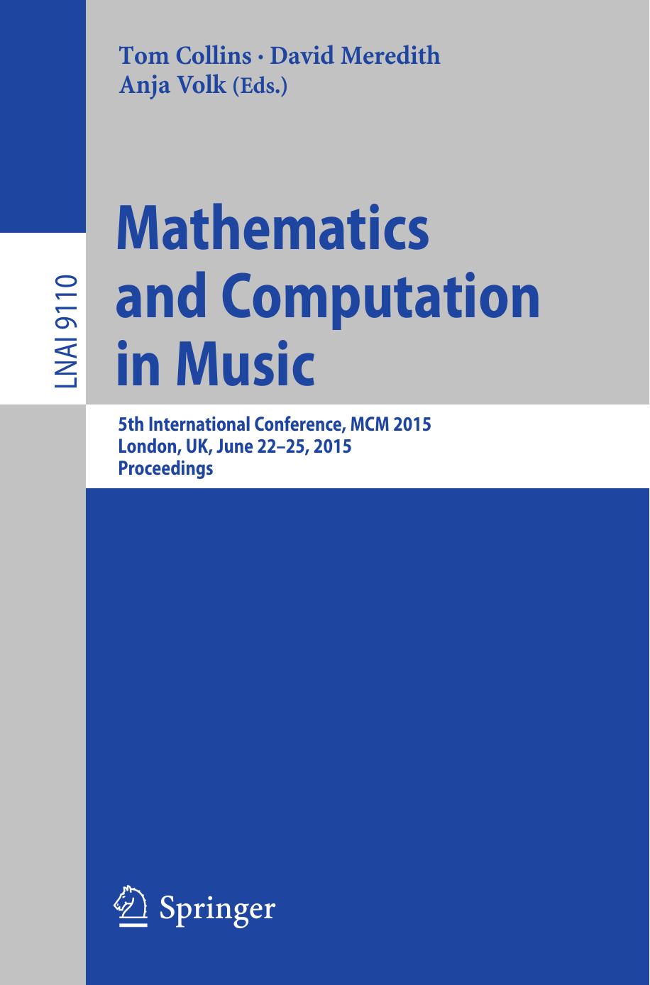 Mathematics and Computation in Music (Repost) by Unknow
