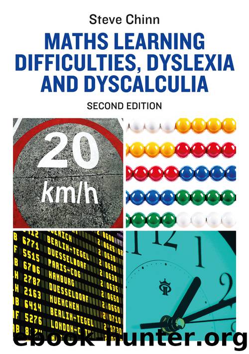 Maths Learning Difficulties, Dyslexia and Dyscalculia by Steve Chinn